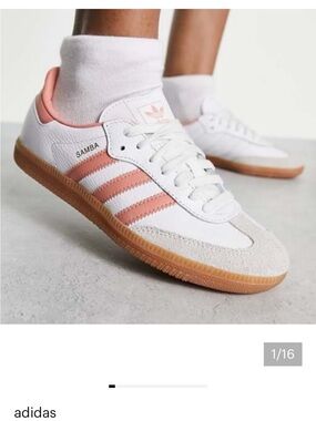 Adidas Samba OG Women’s Sz 8.0 Cloud White/Wonder Clay/Crystal with Gum Sole